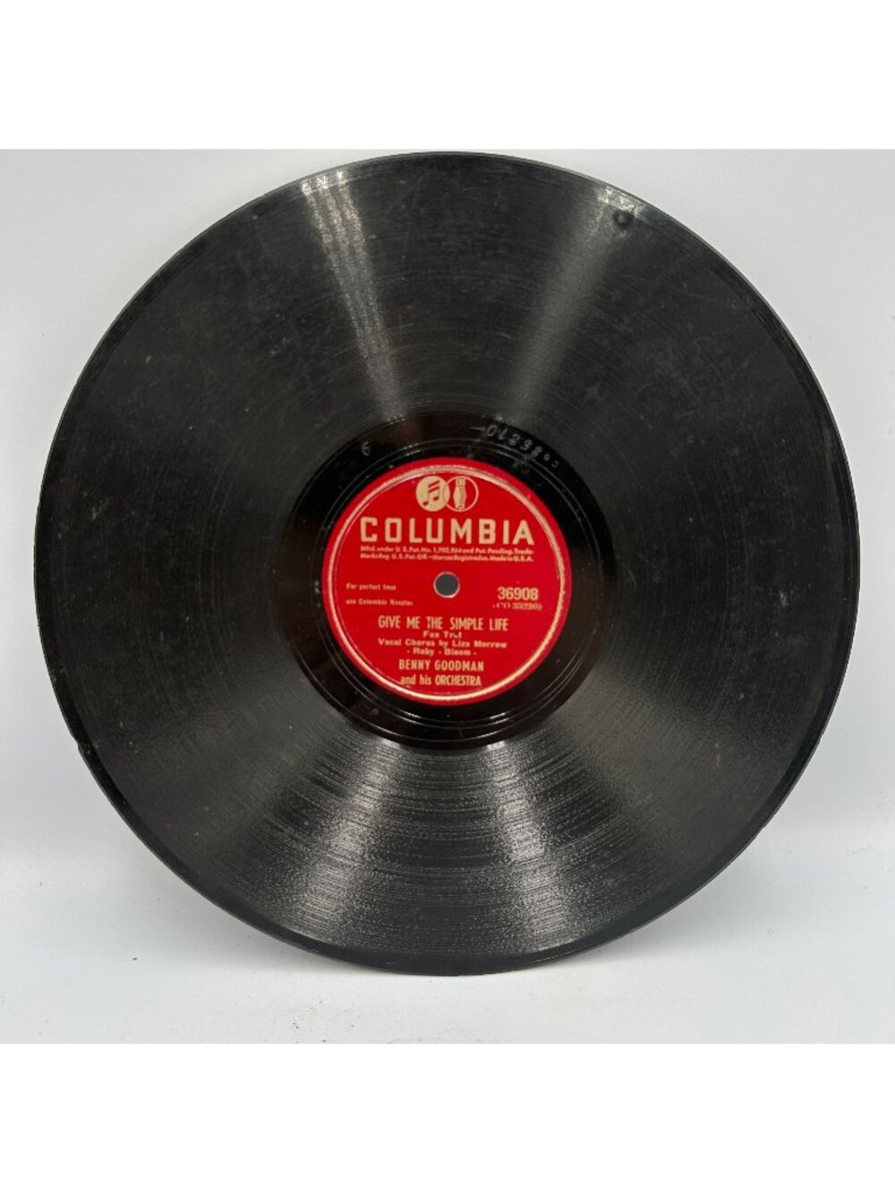 Benny Goodman I Wish I Could Tell You 78 RPM Columbia Orchestra